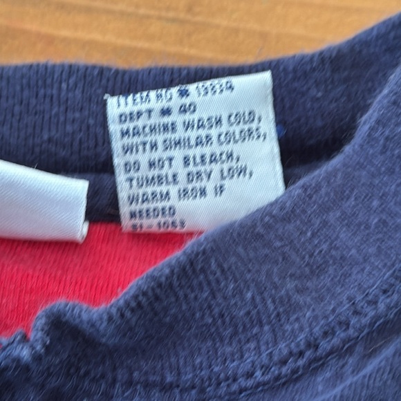 Tks boys button tshirt medium 10-12 blue and red - Picture 8 of 8